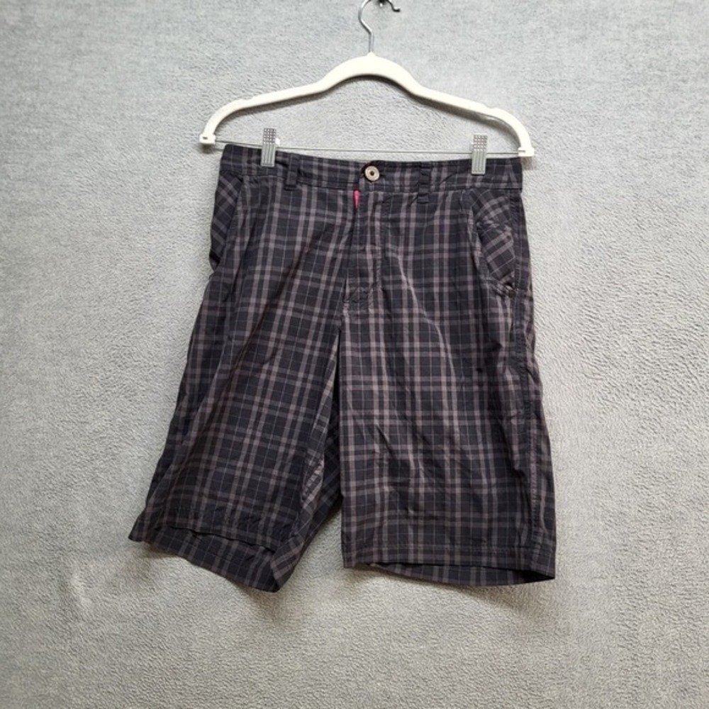 Lululemon Men Shorts 30 Gray Plaid‎ Kahuna Golf Performance Stretch Chino